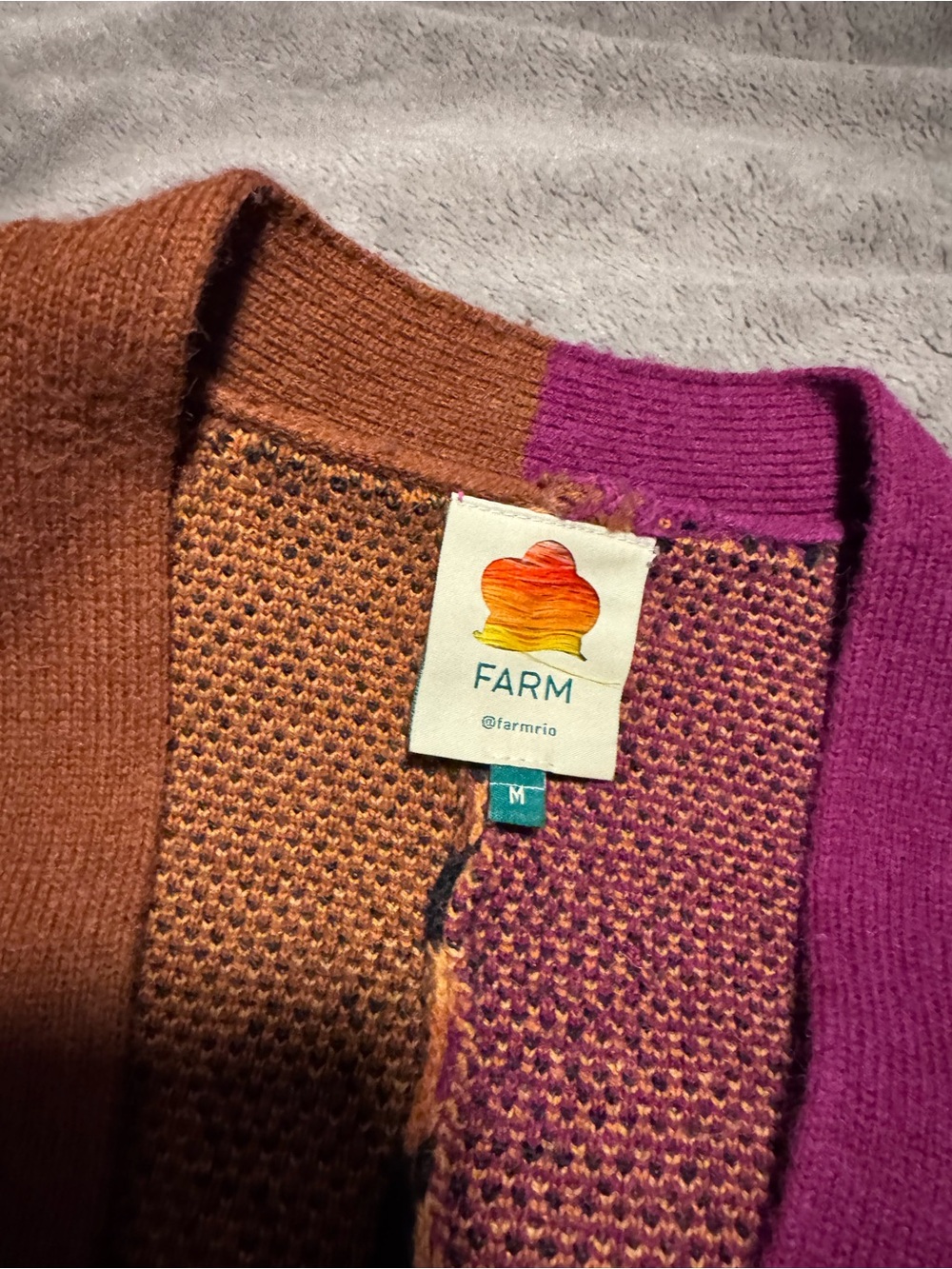 Farm Rio Wild Leopard Cardigan - Picture 5 of 7